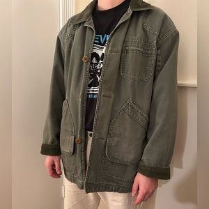 L.L. Bean canvas cotton-lined field coat